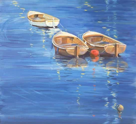 Canots amarrés, 1998